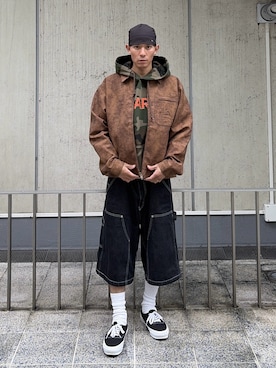 香村大貴さん(メンズ・165cm)の秋コーディネート