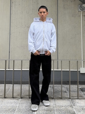 「XLARGE（エクストララージ）のアイテム」を使った、香村大貴さん（メンズ・165cm）の夏コーディネート