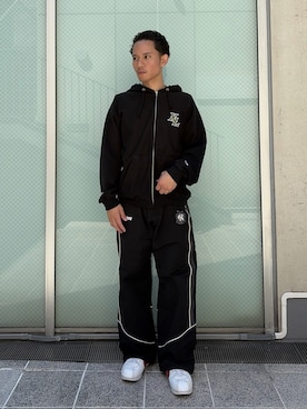 「XLARGE（エクストララージ）のアイテム」を使った、香村大貴さん（メンズ・165cm）の春コーディネート