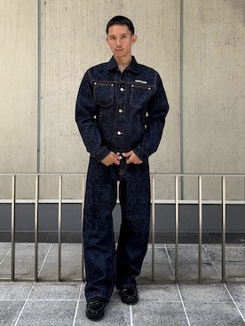 「XLARGE（エクストララージ）のアイテム」を使った、香村大貴さん（メンズ・165cm）の秋コーディネート