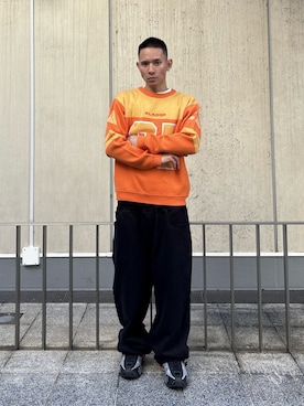 「XLARGE（エクストララージ）のアイテム」を使った、香村大貴さん（メンズ・165cm）の冬コーディネート