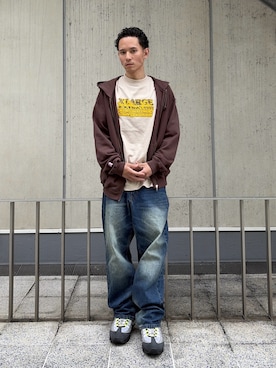 「XLARGE（エクストララージ）のアイテム」を使った、香村大貴さん（メンズ・165cm）の春コーディネート