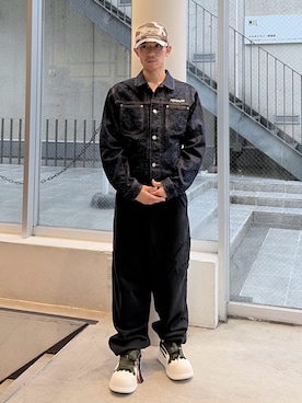 「XLARGE（エクストララージ）のアイテム」を使った、香村大貴さん（メンズ・165cm）の秋コーディネート