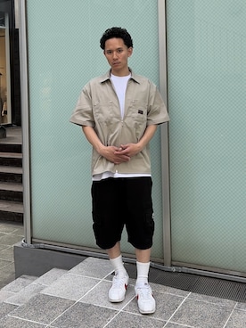 「XLARGE（エクストララージ）のアイテム（トップス）」を使った、香村大貴さん（メンズ・165cm）の春コーディネート