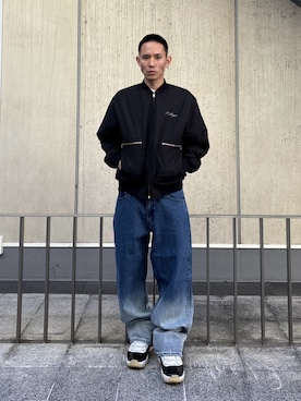 「XLARGE（エクストララージ）のアイテム」を使った、香村大貴さん（メンズ・165cm）の冬コーディネート