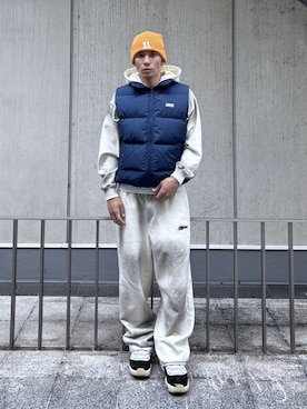 「アイテム（ニットキャップ/ビーニー）」を使った、香村大貴さん（メンズ・165cm・20代）の秋コーディネート