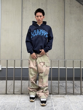 香村大貴さん（メンズ・165cm）の春コーディネート