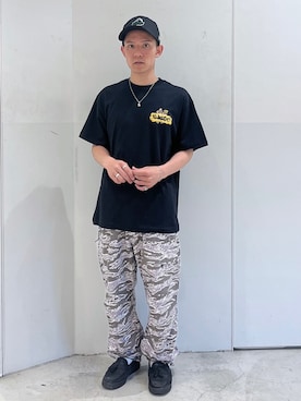 香村大貴さん（メンズ・166cm）の夏コーディネート