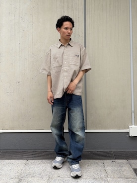 「XLARGE（エクストララージ）のアイテム（トップス）」を使った、香村大貴さん（メンズ・165cm）の春コーディネート