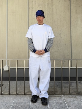 「XLARGE（エクストララージ）のアイテム（帽子）」を使った、香村大貴さん（メンズ・165cm）の春コーディネート