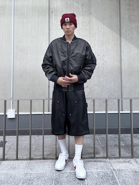 香村大貴さん（メンズ・165cm）の秋コーディネート