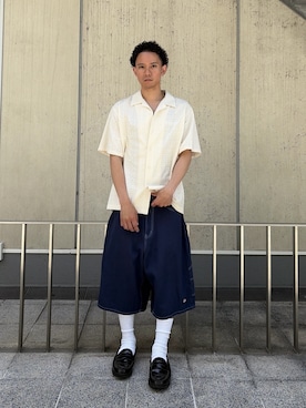 「XLARGE（エクストララージ）のアイテム」を使った、香村大貴さん（メンズ・165cm）の夏コーディネート