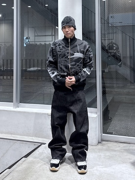 「アイテム（ニットキャップ/ビーニー）」を使った、香村大貴さん（メンズ・165cm・20代）の秋コーディネート