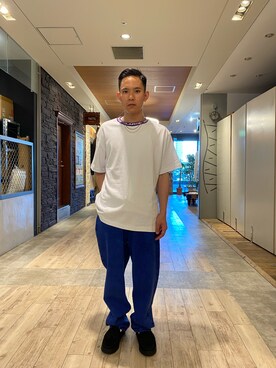 香村大貴さん（メンズ・165cm）の夏コーディネート