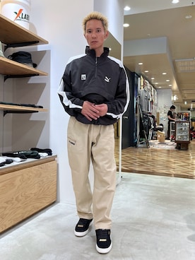 香村大貴さん（メンズ・167cm）の秋コーディネート