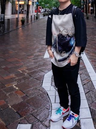 Casper John フラッシュグラフィックビッグT CASPER JOHN（キャスパージョン）の「Flash Graphic Big T