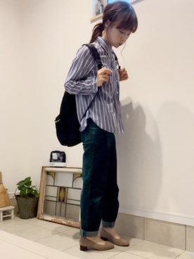 バックパック リュックを使った 秋コーデ の人気ファッションコーディネート Wear
