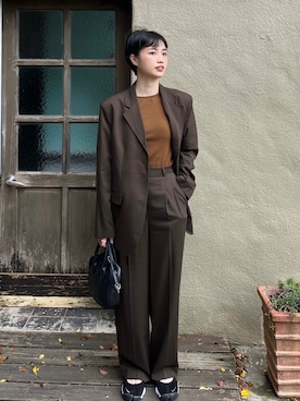 「アイテム（チューブトップ）」を使った、vanessa.chen🇹🇼 さん（レディース・163cm）の春コーディネート
