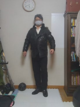 「Liugoo Leathers（リューグーレザーズ）のアイテム」を使った、加藤智雅さん（メンズ・172cm）の春コーディネート