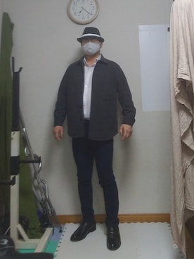 「EK BY NEW ERA（イーケーバイニューエラ）のアイテム」を使った、加藤智雅さん（メンズ・172cm）の夏コーディネート