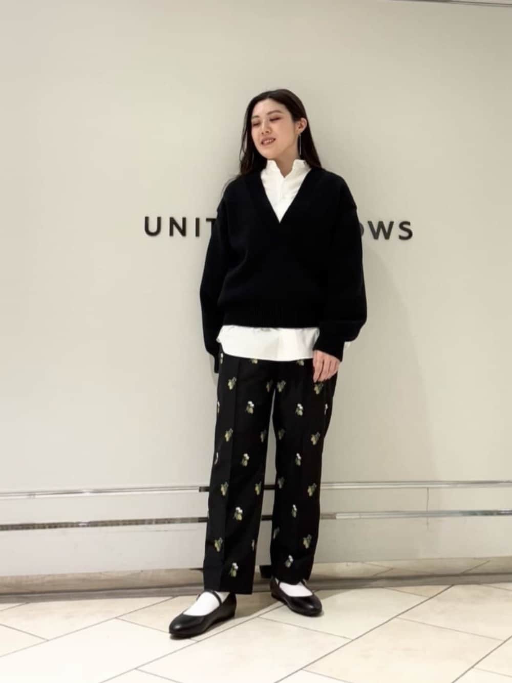 ＜LOEFF＞レモン ジャガード パンツ　size1 LOEFF＞レモン ジャガード パンツ