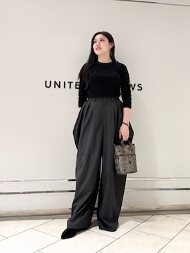 「アイテム（ブーツ）」を使った、矢作（yahagi）さん（レディース・158cm）の秋コーディネート