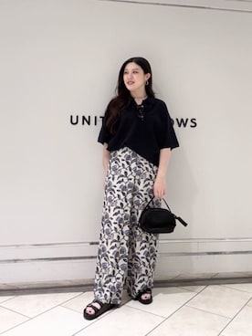 「UNITED ARROWS（ユナイテッドアローズ）のアイテム」を使った、矢作（yahagi）さん（レディース・158cm）の夏コーディネート