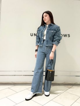 「Paraboot（パラブーツ）のアイテム」を使った、矢作（yahagi）さん（レディース・158cm）の冬コーディネート