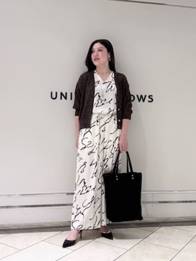 「UNITED ARROWS（ユナイテッドアローズ）のアイテム」を使った、矢作（yahagi）さん（レディース・158cm）の夏コーディネート