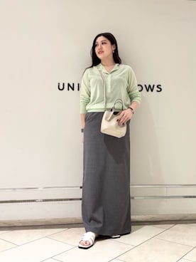 「UNITED ARROWS（ユナイテッドアローズ）のアイテム」を使った、矢作（yahagi）さん（レディース・158cm）の春コーディネート