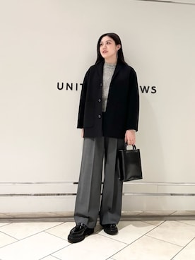 「LOEFF」｜矢作（yahagi）さん（レディース・158cm）の秋コーディネート