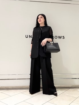 「UNITED ARROWS（ユナイテッドアローズ）のアイテム（シューズ）」を使った、矢作（yahagi）さん（レディース・158cm）の秋コーディネート
