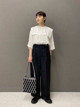 「かぐれ」｜おまつさん（レディース・161cm）の夏コーディネート