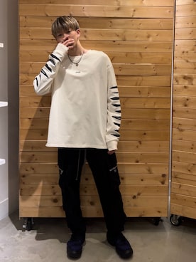 「grounds（グラウンズ）のアイテム」を使った、yama⚽️さん（メンズ・170cm）の春コーディネート