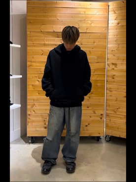 「grounds（グラウンズ）のアイテム」を使った、yama⚽️さん（メンズ・170cm）の冬コーディネート