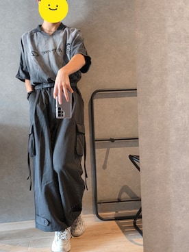 「アイテム（スニーカー）」を使った、さとうさん（メンズ・167cm・10代）の秋コーディネート