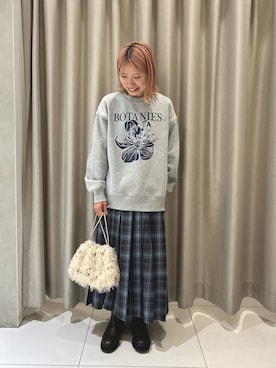 「アイテム（スウェット）」を使った、kotominchiさん（レディース・153cm・20代）の秋コーディネート