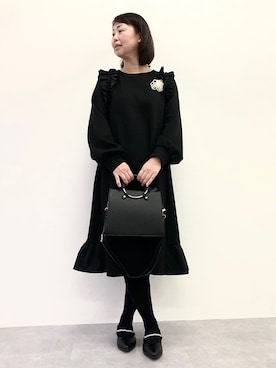 Fujichi15さん（レディース・159cm）の冬コーディネート