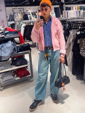 「アイテム（モッズコート）」を使った、シャオ・ミンさん（メンズ・177cm）の秋コーディネート