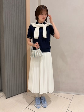 「LACOSTE（ラコステ）のアイテム（バッグ）」を使った、Yuiさん（レディース・165cm）の春コーディネート