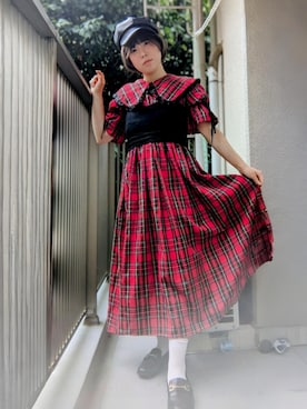 「dazzlin（ダズリン）のアイテム」を使った、shioncontrailさん（レディース・152cm）の夏コーディネート