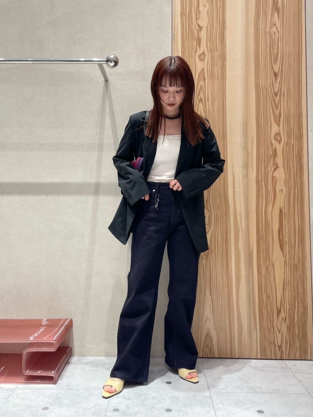 ATTISESSION＞ワイド デニムパンツ/434を使った人気ファッション