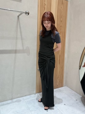 「ATTISESSION（アティセッション）のアイテム」を使った、稲本（inamoto）さん（レディース・160cm）の夏コーディネート