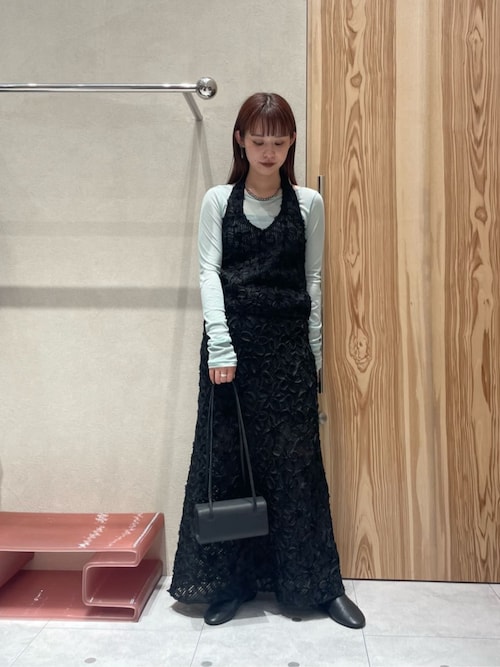 セール】＜ATTISESSION＞フラワーモチーフ ロングスカート