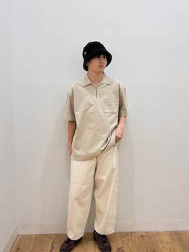 「白デニム」｜yukiさん（メンズ・168cm）の夏コーディネート