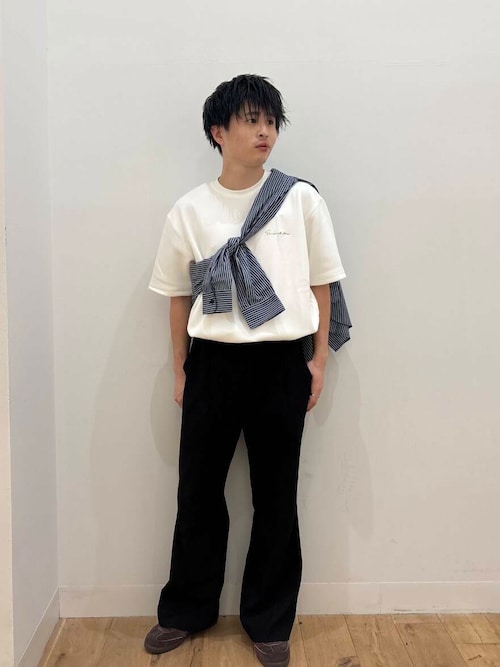 『一部WEB限定カラー』『ユニセックス』シシュウダンボールポンチショートスリーブTシャツ