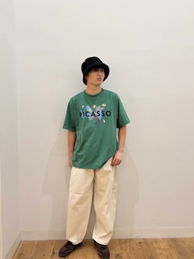 「白デニム」｜yukiさん（メンズ・168cm）の夏コーディネート