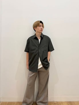 「お出掛けコーデ」｜yukiさん（メンズ・168cm）の夏コーディネート