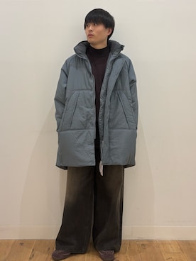 「アイテム（その他アウター、ブルー系）」を使った、yukiさん（メンズ・168cm）の秋コーディネート