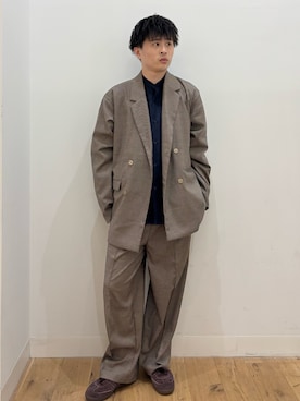 「SENSE OF PLACE by URBAN RESEARCH（センスオブプレイスバイアーバンリサーチ）のアイテム（シャツ/ブラウス）」を使った、yukiさん（メンズ・168cm）の秋コーディネート